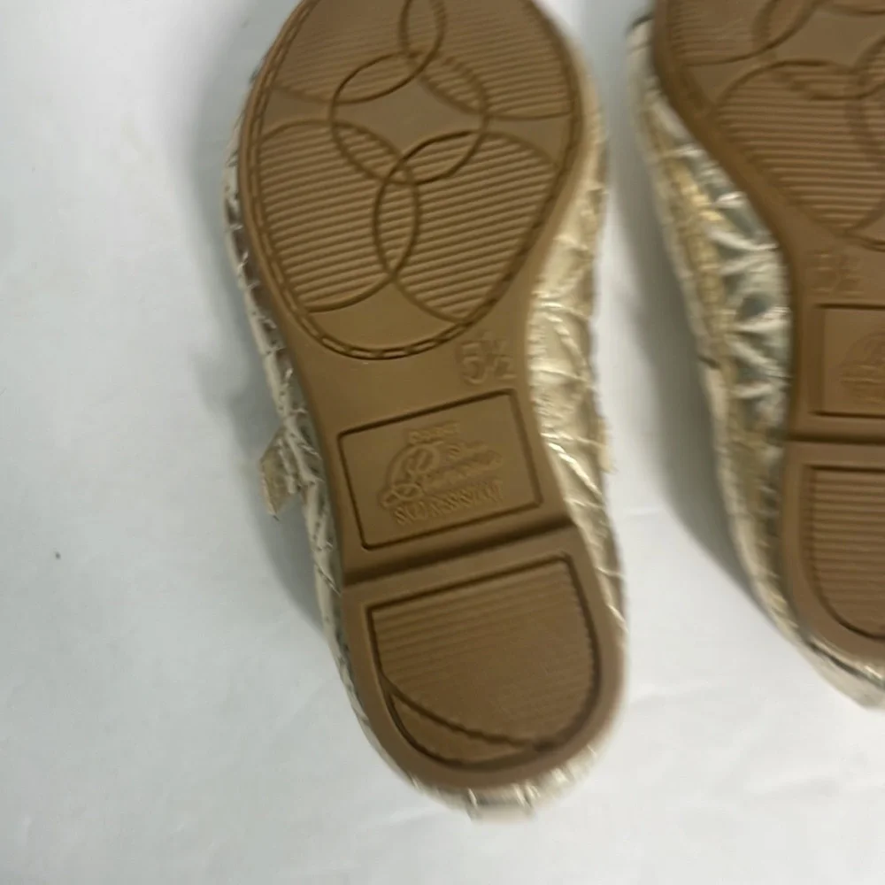 Disney Princess Toddler Gold Mary Jane Shoes Metallic Gold/Silver 5.5